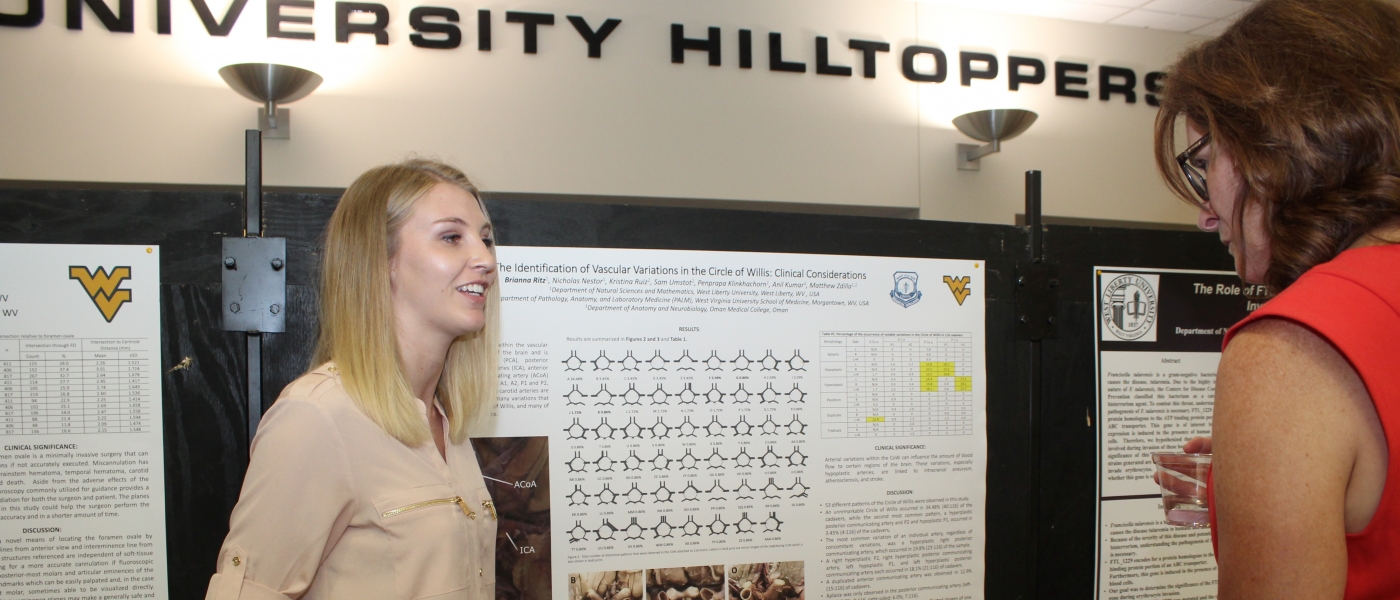 professor with student